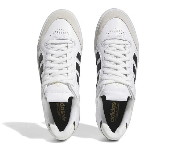 Adidas Tyshawn Low - Footwear White/Core Black/Gold 2 Adidas Tyshawn Low - Footwear White/Core Black/Gold - Image 2