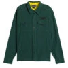 Antihero Basic Eagle Flannel Shirt Dark Green/Black Emb