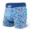 Saxx Vibe Boxer Modern Fit Blue Pingpong