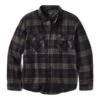 Brixton Bowery Flannel Shirt - Black/Charcoal