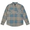Brixton Bowery Long Sleeve Flannel - Atlantic
