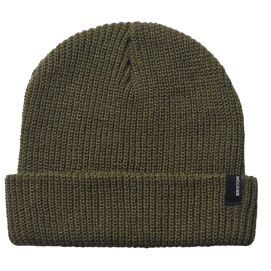 Brixton Heist Beanie Military Olive 1 Brixton Heist Beanie Military Olive