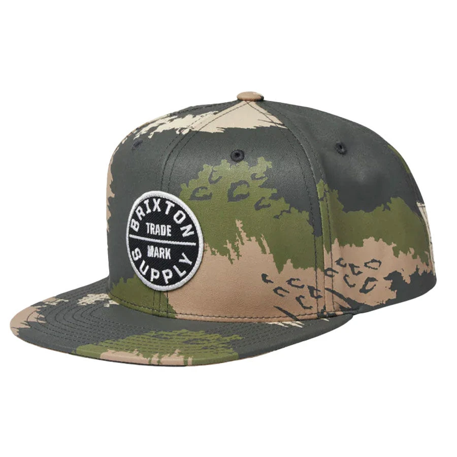 Brixton Oath III Snapback Camo 1 Brixton Oath III Snapback Camo