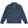 Brixton Cable Denim Jacket - Worn Indigo