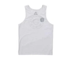Brixton Crest Tank Top - White/Black/Royal