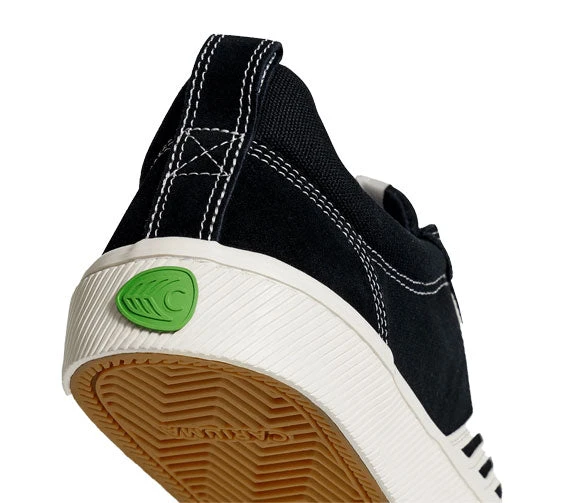 Cariuma Catiba Pro Low - Black Suede/Canvas Ivory 3 Cariuma Catiba Pro Low - Black Suede/Canvas Ivory - Image 3