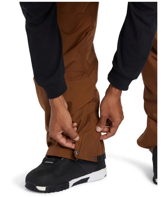 DC Men's Docile Bib Pant Bison 2024 4 DC Men's Docile Bib Pant Bison 2024 - Image 4