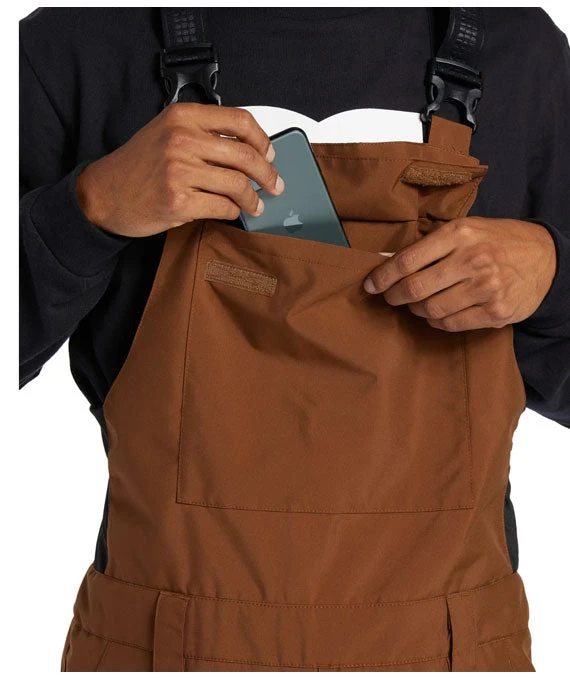 DC Men's Docile Bib Pant Bison 2024 3 DC Men's Docile Bib Pant Bison 2024 - Image 3