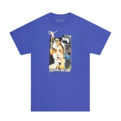 Fucking Awesome Peligroso T-Shirt Neon Blue