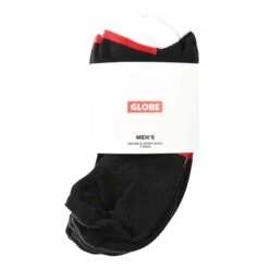 Globe Tipper Invisible Sock 5-Pack - Black