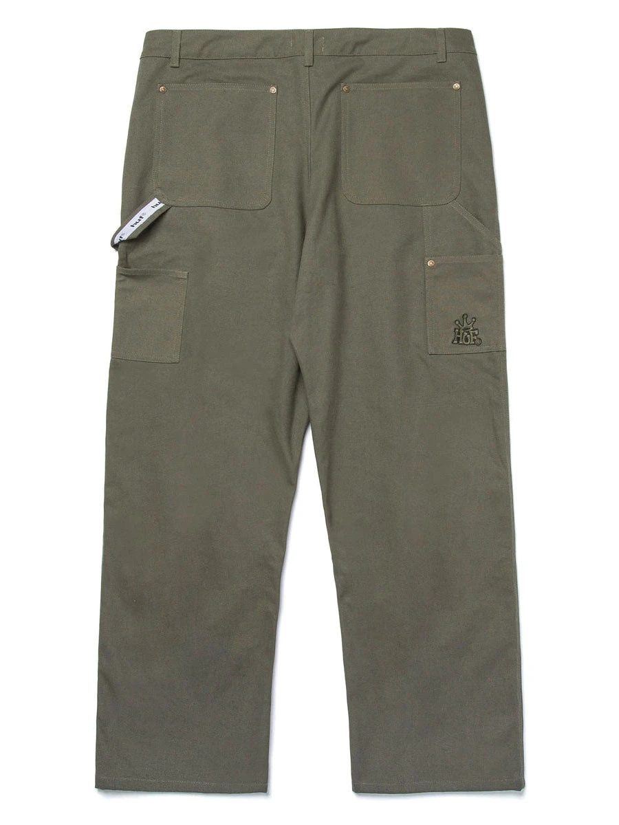 HUF Gilman Double Knee Pant - Olive 2 HUF Gilman Double Knee Pant - Olive - Image 2
