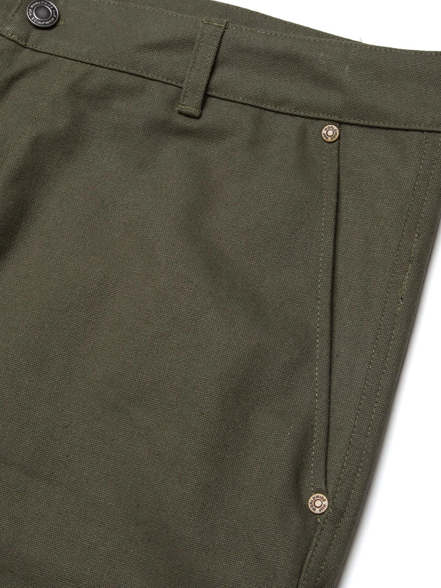 HUF Gilman Double Knee Pant - Olive 9 HUF Gilman Double Knee Pant - Olive - Image 9