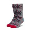 HUF Static Plantlife Sock Grey Heather