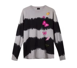 HUF Kei Girls Wash Long Sleeve T-shirt - Black