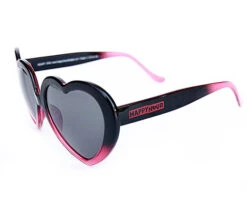 Happy Hour Sunglass Heart Ons - Dz Wenzday Black Red Drip