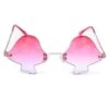 Happy Hour Shrooms Sunglasses - Red Fade