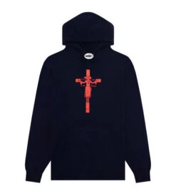 Hockey Sweet Heart Hooded Sweatshirt - Navy