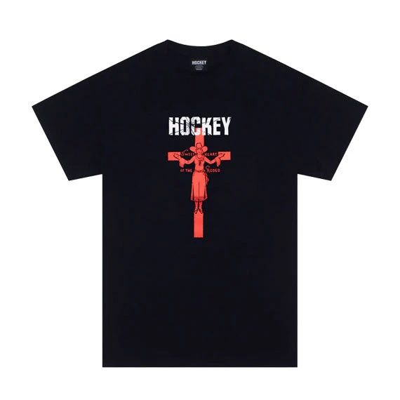 Hockey Sweet Heart T-Shirt - Black 1 Hockey Sweet Heart T-Shirt - Black