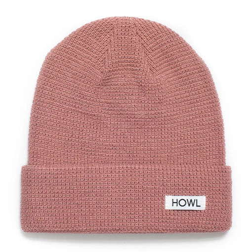 Howl Waffle Beanie Pink 1 Howl Waffle Beanie Pink