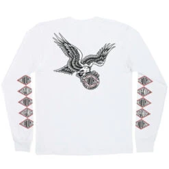 Independent BTG Eagle Long Sleeve T-Shirt - White