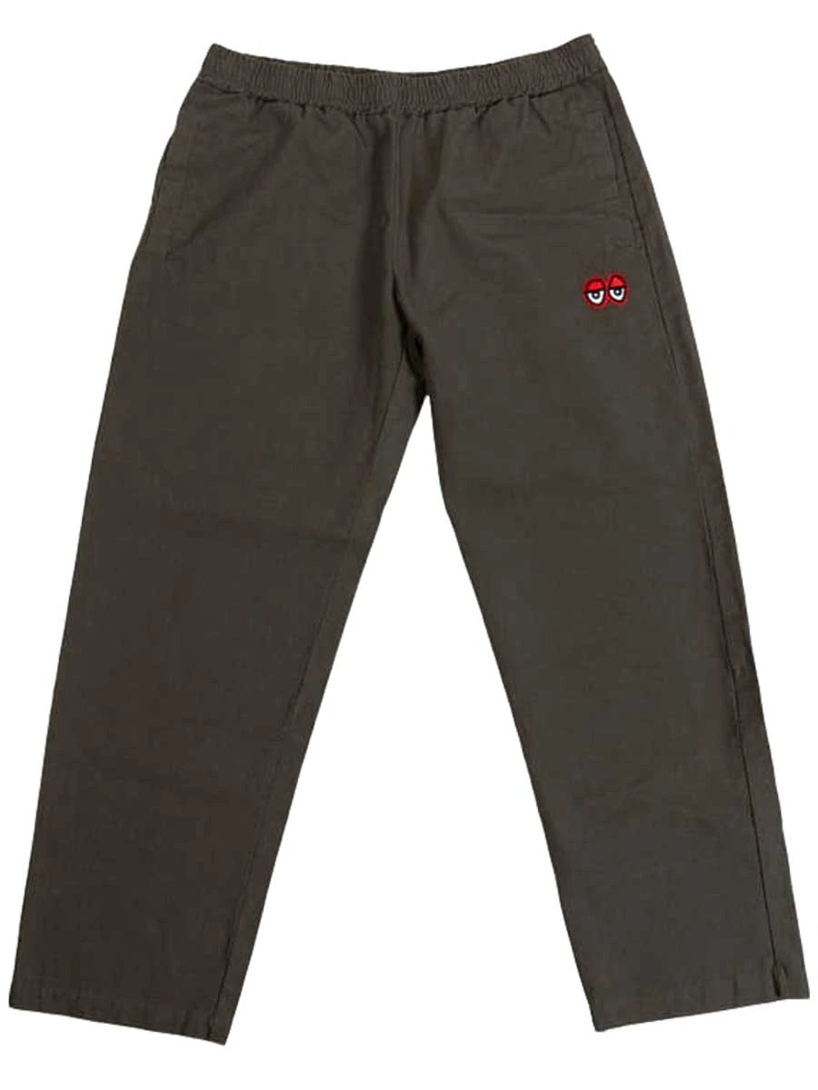 Krooked Eyes Custom Canvas Pant - Olive/Red 1 Krooked Eyes Custom Canvas Pant - Olive/Red