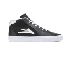 Lakai Flaco II Mid - Black/White Leather