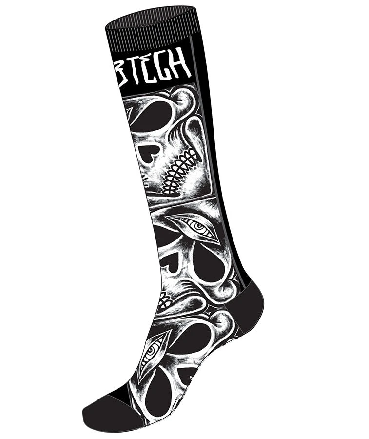 Lib Tech Lib-Tech Men's Jamie Lynn Riding Sock - Black 2022 1 Lib Tech Lib-Tech Men's Jamie Lynn Riding Sock - Black 2022