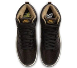Nike SB Dunk High OG QS - Black/Black-Metallic Gold -Men Clothing Shop Nike SB Dunk High OG QS Black Black Metallic Gold 1