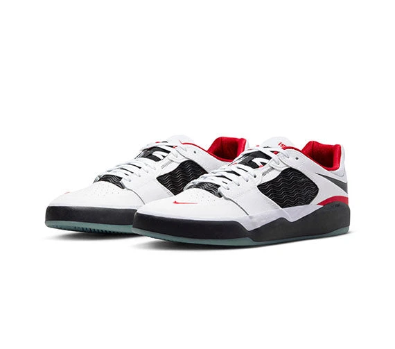 Nike SB Ishod Wair Premium - White/Black-University Red-Black 2 Nike SB Ishod Wair Premium - White/Black-University Red-Black - Image 2