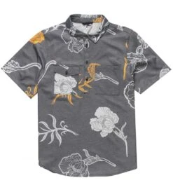 Nike SB Printed Knit Polo Shirt - Black