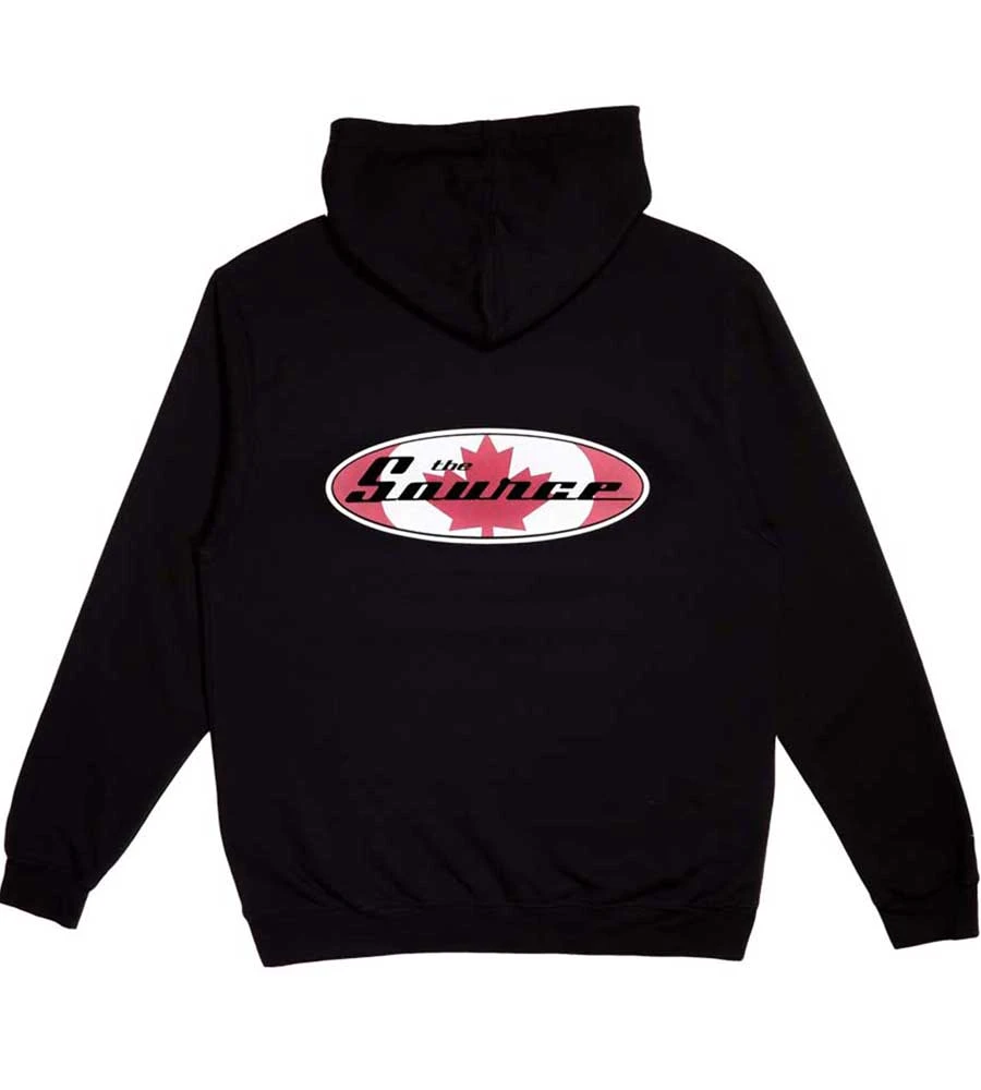 The Source Heavyweight OG Leaf Hoodie - Black 2 The Source Heavyweight OG Leaf Hoodie - Black - Image 2