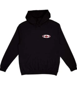 The Source Heavyweight OG Leaf Hoodie - Black