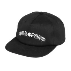 Pass-Port Sham 5-Panel Cap - Black