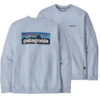 Patagonia P-6 Logo Uprisal Crew Sweatshirt 2023 - Steam Blue