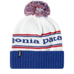 Patagonia Powder Town Beanie 2023 - Park Stripe Pitch Blue