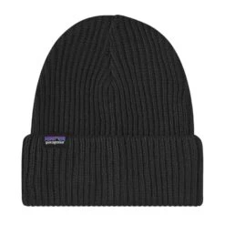 Patagonia Fishermans Rolled Beanie Black 2023