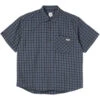 Polar Mitchell Flannel Button Shirt Blue Brown