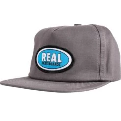 Real Oval Cap - Charcoal/Blue