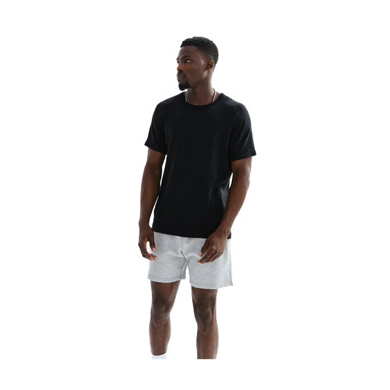 Reigning Champ 1x1 Slub Tee Black 2 Reigning Champ 1x1 Slub Tee Black - Image 2