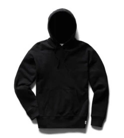 Reigning Champ Midweight Terry Relaxed Hoodie Black