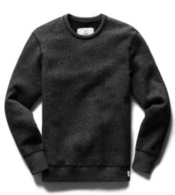Reigning Champ Tiger Fleece 80/20 Crewneck Black/Black