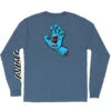 Santa Cruz Screaming Hand Long Sleeve T-Shirt - Indigo Blue