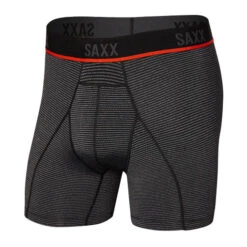 Saxx Kinetic L-C Mesh BB - Grey Feed Stripe II