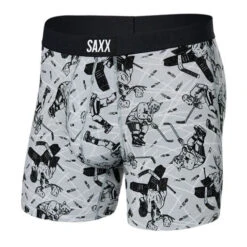 Saxx Viibe Super Soft BB Wild Slapshot - Liner Grey