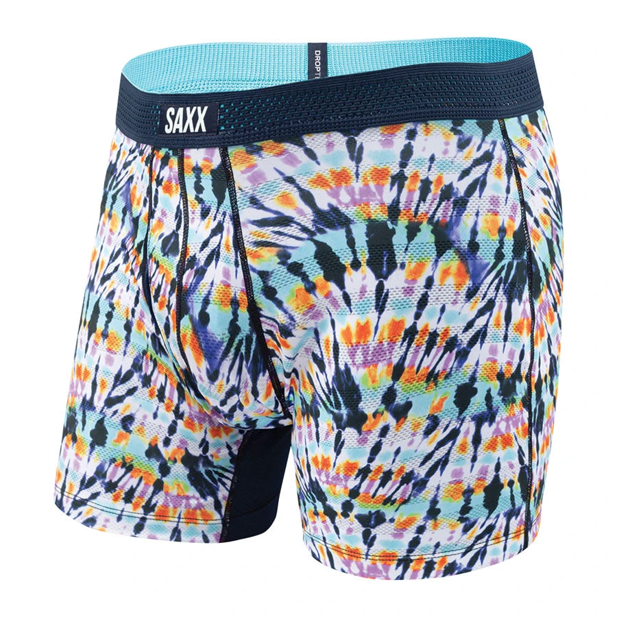 Saxx Hot Shot Boxer Brief Fly - Multi Tidal Wave 1 Saxx Hot Shot Boxer Brief Fly - Multi Tidal Wave