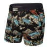 Saxx Ultra Boxer Brief Fly - Black Mountainscape