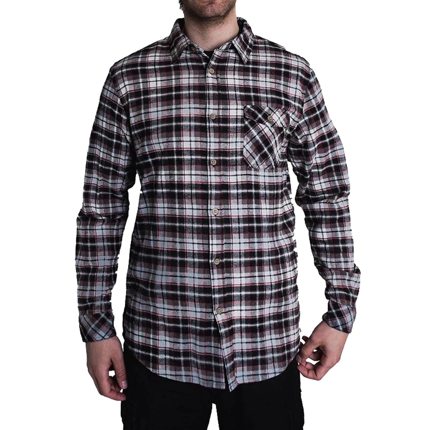 Source Backdon Flannel Black 1 Source Backdon Flannel Black