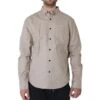 Source Grant L/S Woven Oatmeal Fleck