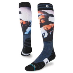 Stance Men's Tupac Makaveli Snowboard Sock Black 2023