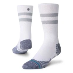 Stance Run Light Crew Sock - White